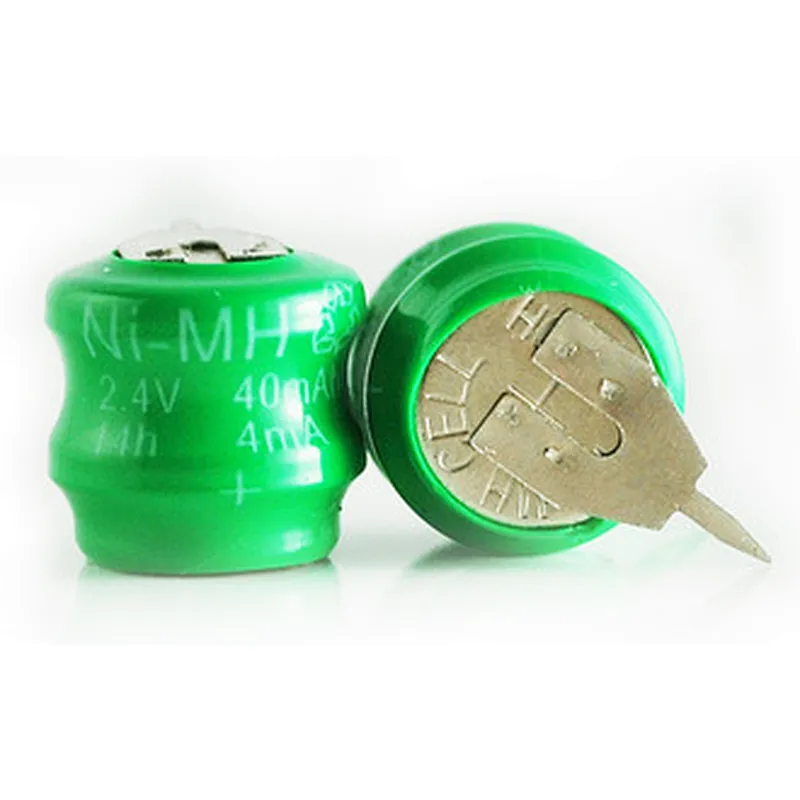1.2x7 Button cell 8.4V 40mA Rechargeable Batter Button Type Nickel Metal Hydride