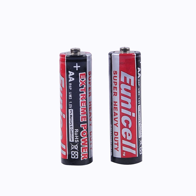 wholesale 1.5v R6 UM3 Carbon Zinc Battery AA super battery