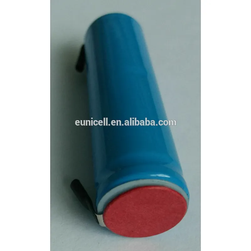 lithium battery ICR18350 18350 Eunciell rechargeable batteries with tabs