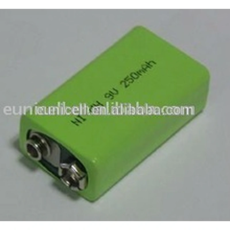imported high quality battery IC 250mah dry battery 9V NiMH rechargeable battery