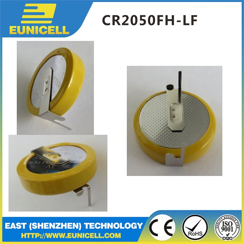 Manufacturer coin CR2477 lithium button battery with solder tabs customized tab