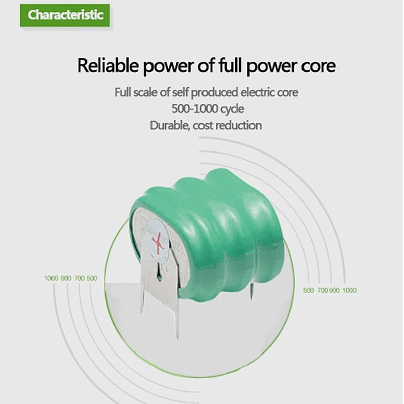 1.2v 40mah nimh button cell rechargeable battery for mobile phone drone scooter