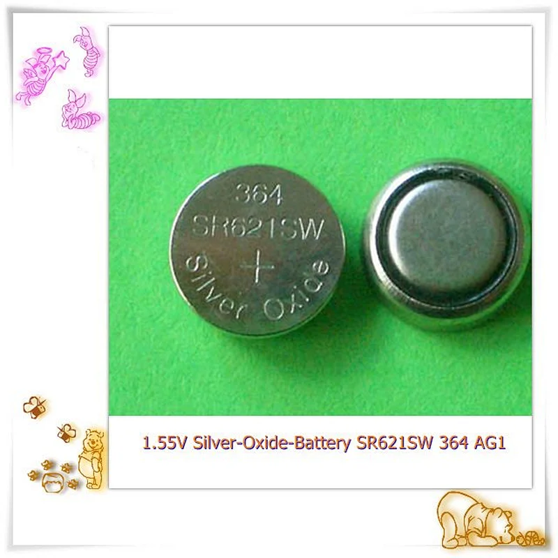 SR621 ag1 SG1 364 sr621sw silver oxide battery from Eunicell watch battery manufacturer