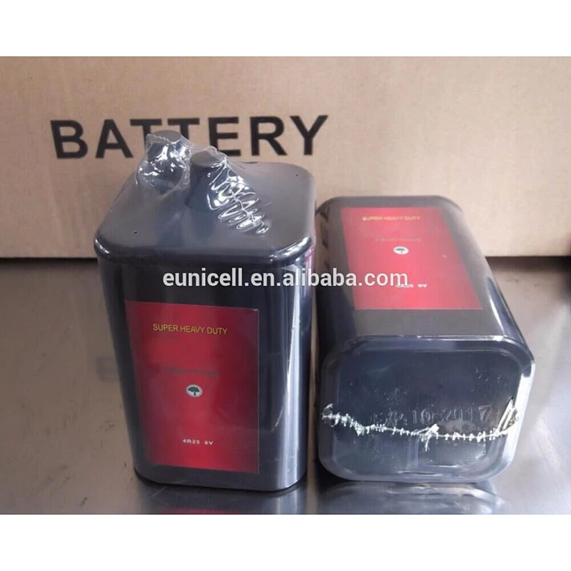 battery 4R25 4LR25 6v super heavy duty battery