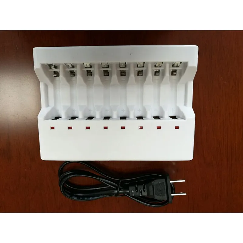 Alibaba good seller AA AAA NiMH battery charger with 8 bays