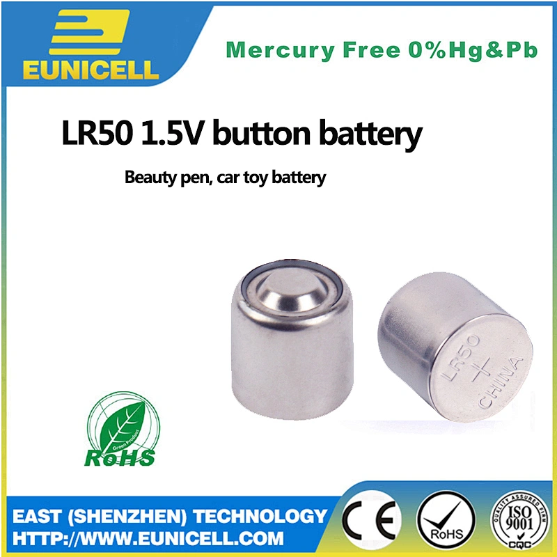 High Capacity Zn/MnO2 alkaline battery LR50 1.5V button cell camera Batteries