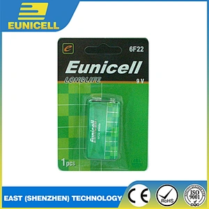 China Alibaba wholesale 9V 6F22 carbon zinc Battery