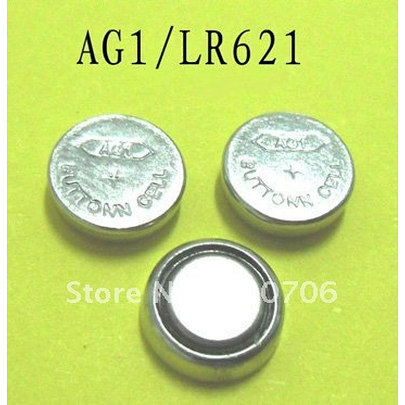 AG1 LR621 SR621 0% Hg Alkaline button cell