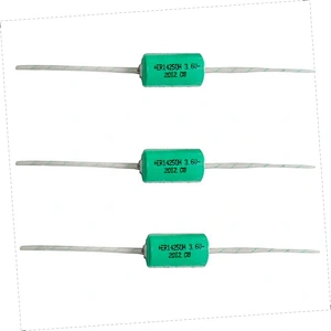 3.6V Lithium Battery 1/2AA ER14250 with solder tabs Thionyl Chloride Battery
