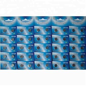 China supplier small coin cell battery CR1025 3v lithium button cell for toys
