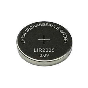 Lir2025 lir2025 3.6V Rechargeable Battery with tabs LIR2025