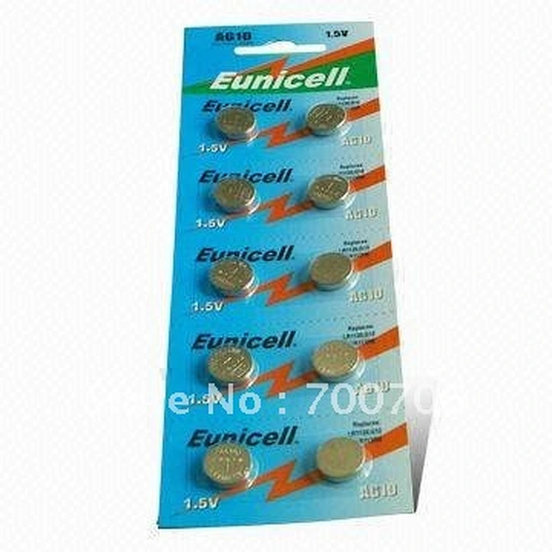 AG10 Button Cell LR1130 ag10 ag13 1.5V Eunicell Lithium Battery