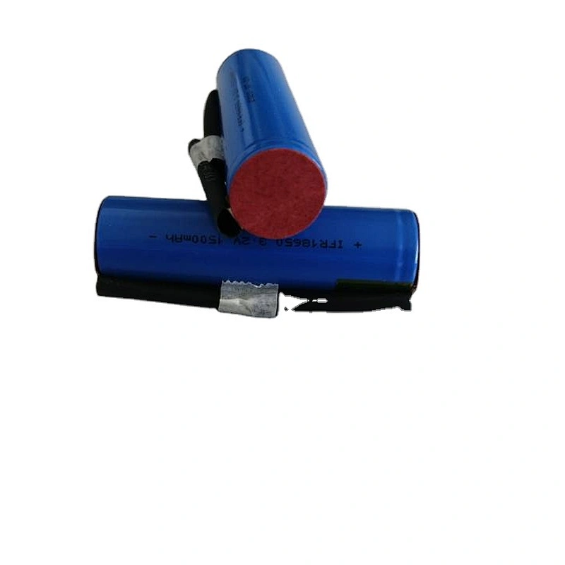 3.2V 18650 battery rechargeable cylindrical LiFePo4 battery 1500mAh