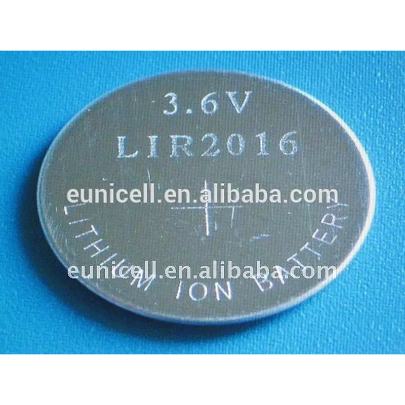 3.6V Rechargeable lithium CR2032 CR2025 CR2016 battery
