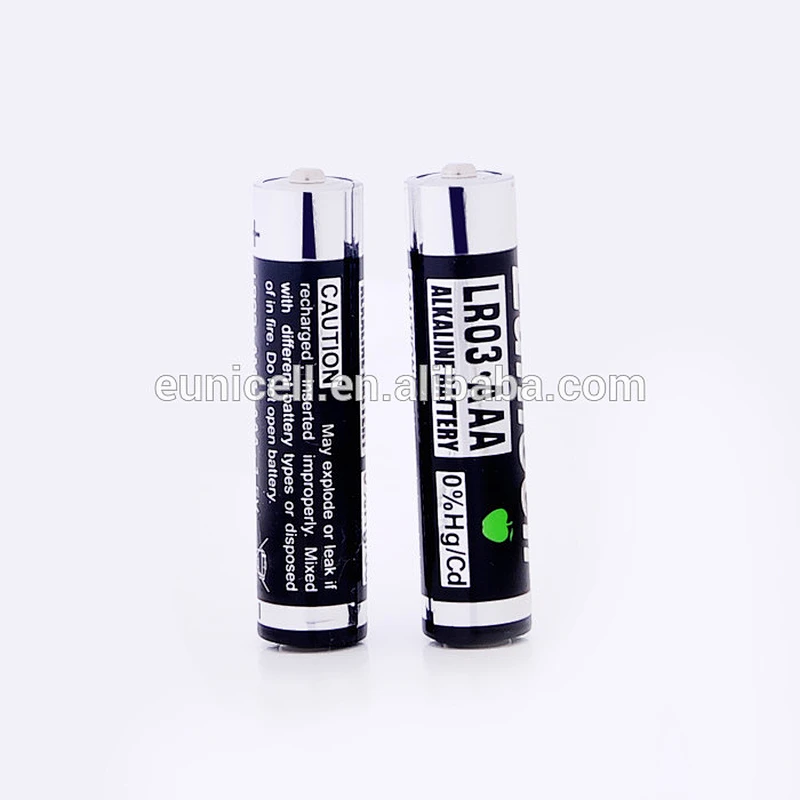 AAA battery alkaline 1.5v Eunicell brand dry batteries AAA LR03