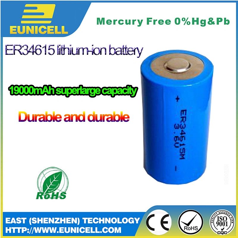 3.6V 19Ah Lithium-ion Chloride Battery ER134615 cylindrical battery