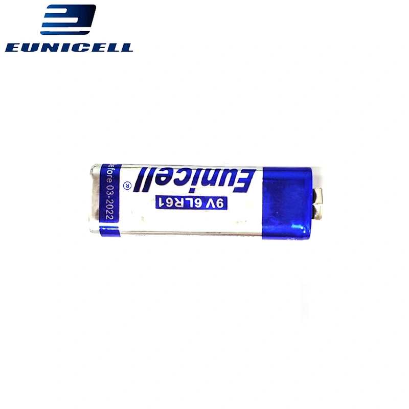 Disposable battery 6LR61 alkaline battery 9V dry battery for alarm doorbell