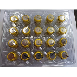 Eunicell brand cr1632 solder tabs battery 3v 120mah lithium button cell batteries