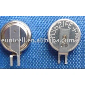 MS621 tabbed pins button battery, MS621 ML621 lithium coin cell battery with tabbed pisn