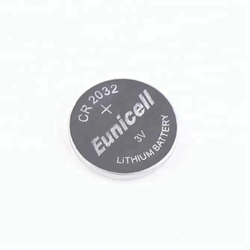 Eunicell high quality high capacity BR2032 replace CR2032 CR 2032 battery 3v lithium button cell
