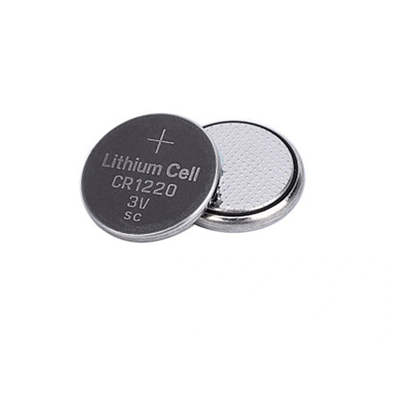 Free shipping wholesale CR1220 lithium battery 3v non rechargeable cr1220 button cell