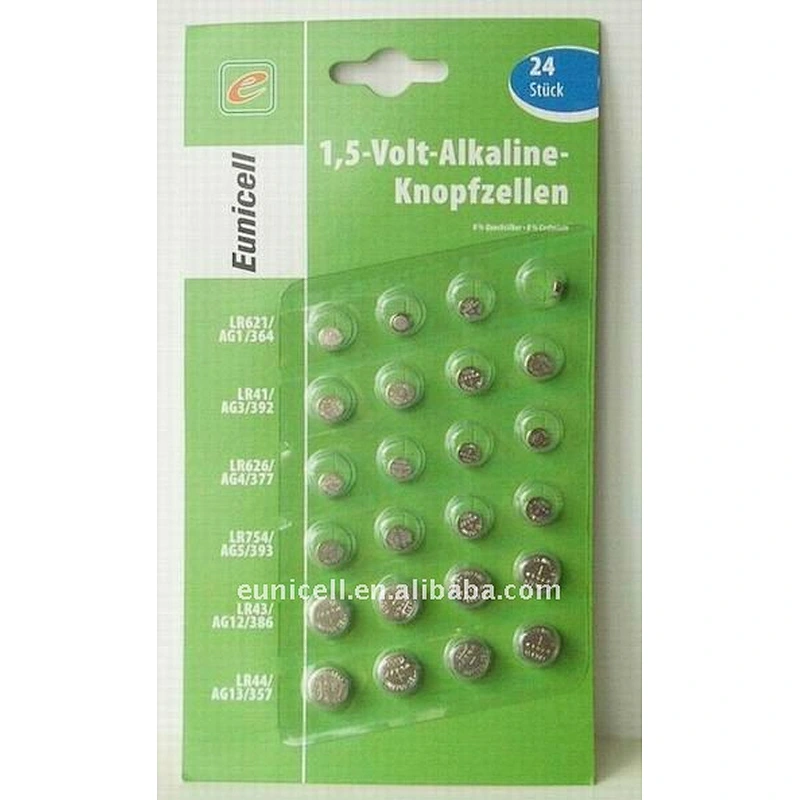 Mercury Free AG13 AG12 AG10 AG4 AG3 AG1 Watch Battery 1.5v alkaline button cell