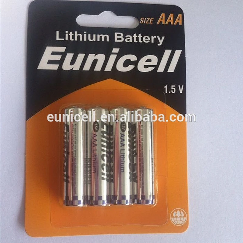 FR6 1.5V LI-FeSO2 lithium 2900mAh battery AA, AAA high capacity
