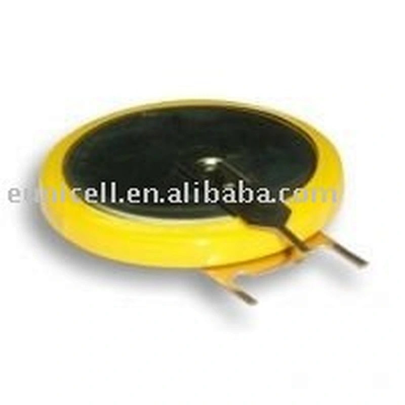 CR2032 CR2032-VJ2H 3v lithium Button battery with PCB tabs pins / 3pins