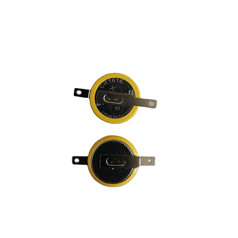 CR1616 CMOS battery solder tabs cr1616 cr1620 cr1632