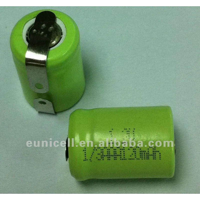 1.2V 1/3AAA size NI-MH Rechargeable Battery