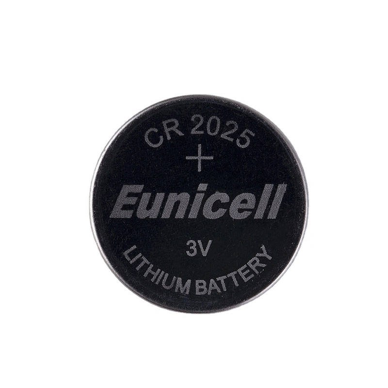 Hot Selling Eunicell CR2025 Lithium Dry 3V 150mah Button Cell Battery