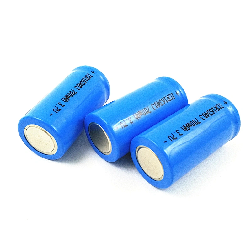 CR123A16340 Rechargeable Batteries CR123A 700mAh 3.7V HIGH DRAIN Lithium battery