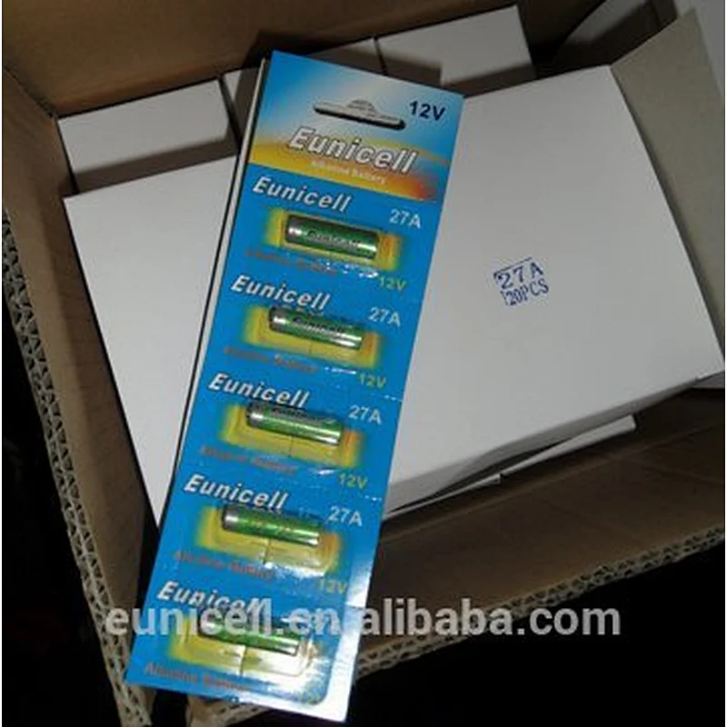 super 12v alkaline 23a 27a battery from Eunicell manufacturer