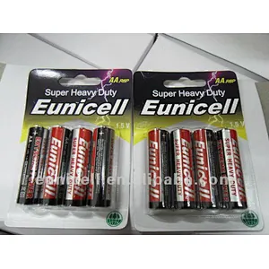 Eunicell R6P AA SUM-3 1.5V Zinc Carbon Dry Cell Battery For Flashlight