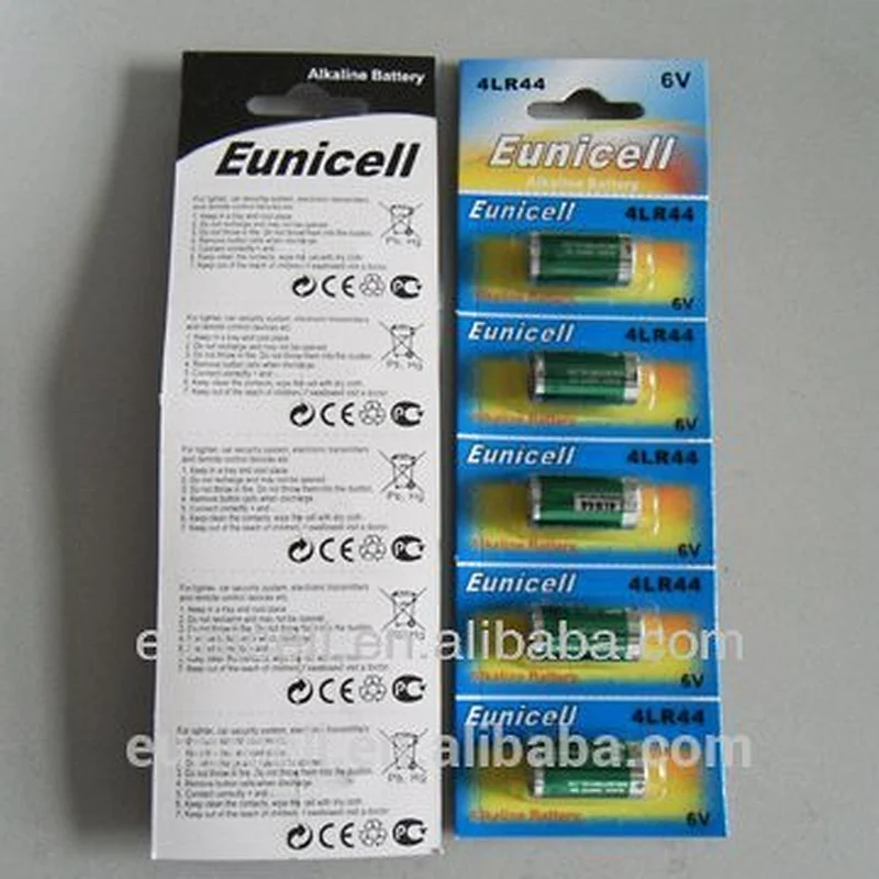 mercury and cadmium free battery 4lr44 6v alkaline battery From China Professional manafacturer