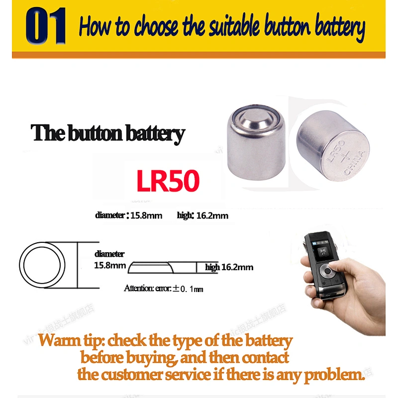 lr50 alkaline button cell Batteries for camera
