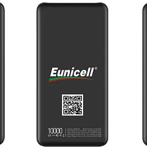 Ultra thin wireless charger power bank 10000mAh with torchlight custom logo
