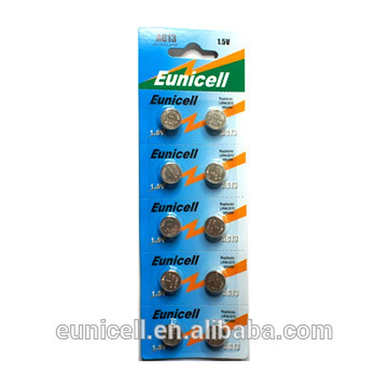 China best quality factory Eunicll battery AG13 SR44 LR44 A76 A01 675A PX76A A35G Button Cell battery batteries
