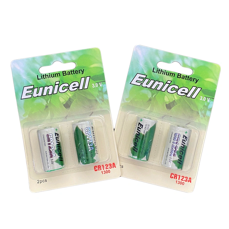 Eunicell CR123 CR123A 123 3v Lithium Photo Battery Longest Expiry Date