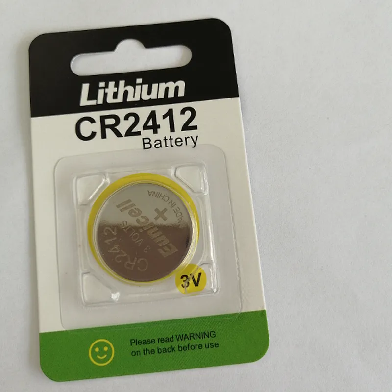 Eunicell CR2412 Remote Key Fob Lithium 3v Battery DL2412 Coin Cell