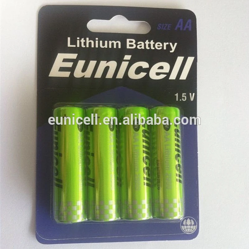 FR6 1.5V LI-FeSO2 lithium 2900mAh battery AA, AAA high capacity