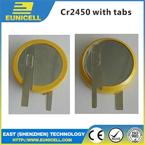 CR2450-G1A CR2450 battery with pins or tabs