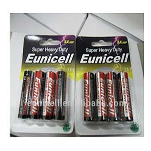 wholesale 1.5v R6 UM3 Carbon Zinc Battery AA super battery