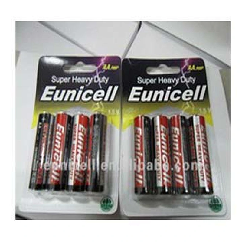 wholesale 1.5v R6 UM3 Carbon Zinc Battery AA super battery
