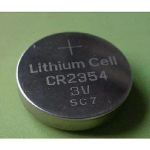 3V CR2354 lithium battery with solder tabs for POS machine