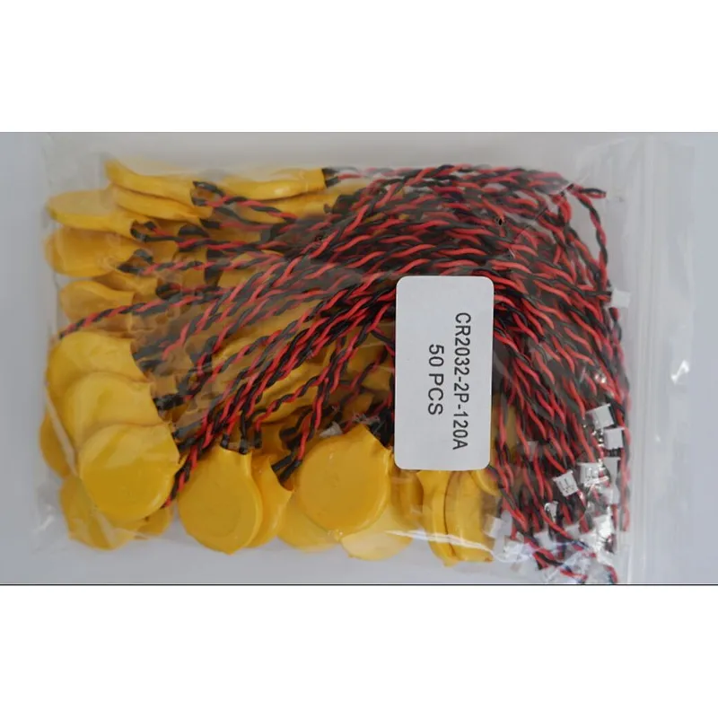 3V CMOS Battery CR2032 Lithium Battery CR2032 with Wires and Connector