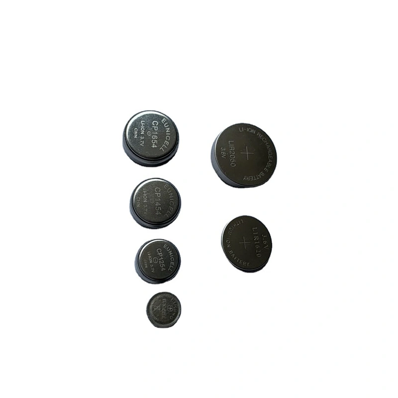 Eunicell CP1254 ICR1254 LIR1254 small button lithium ion battery 3.7V bluetooth headset battery cp1454 cp1654 cp1054