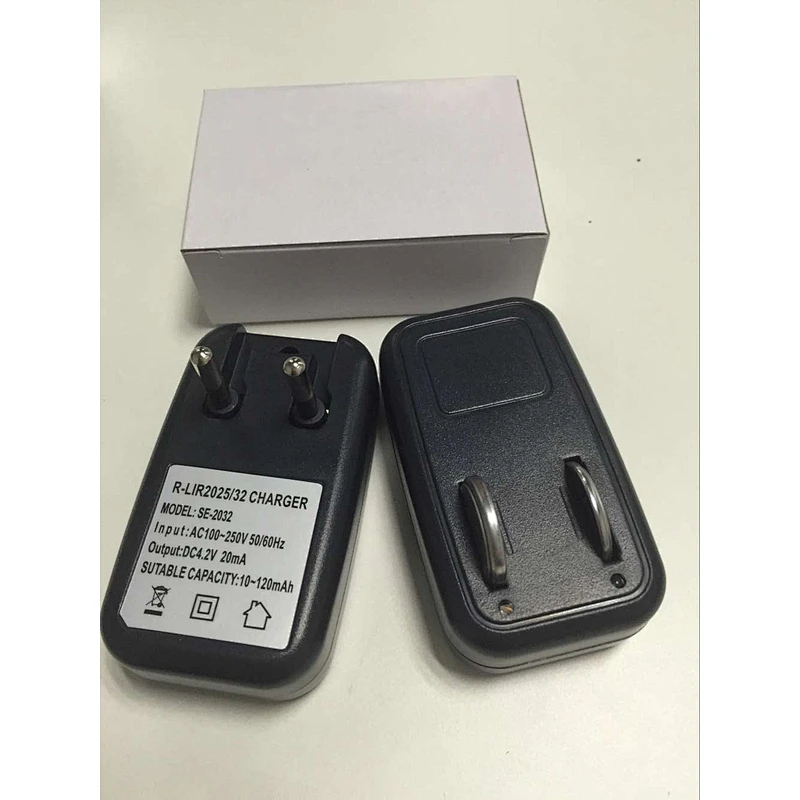 Charger for LIR2032 button cell battery LIR2016 LIR2025 LIR2032 battery charger