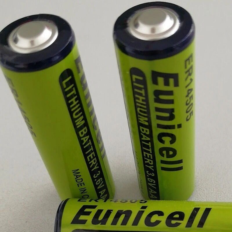 Non rechargeable 3.6v lithium Li-SOCl2 battery er14250 1/2AA er14505 AA er34615 D 19000mAh er26500 ER14335