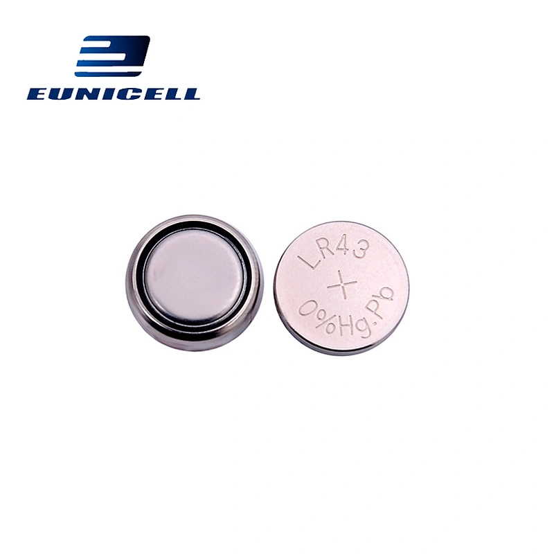 LR43 1.5v Alkaline Button Batteries also known as AG12 301 386 L1142 LR1142 186 D301 D386